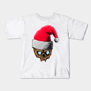 Skull santa Kids T-Shirt